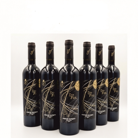 Pachet PROMO 5+1 GRATIS Tata și Fiul Cabernet Sauvignon barrique - Vin roșu sec