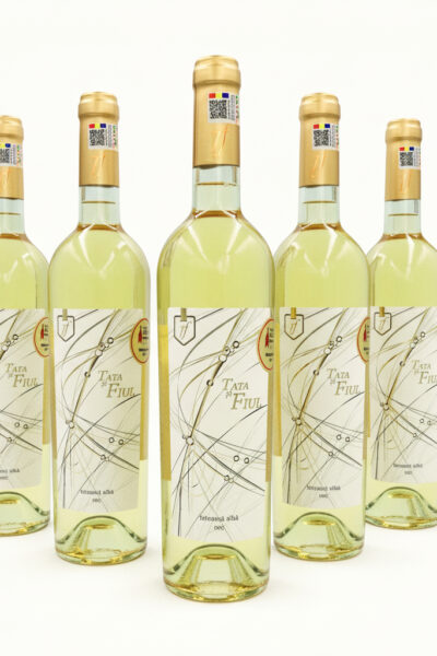 Pachet PROMO 5+1 GRATIS Tata și Fiul Fetească Albă 0.5L - Vin alb sec