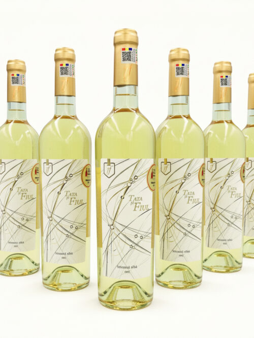 Pachet PROMO 5+1 GRATIS Tata și Fiul Fetească Albă - Vin alb sec