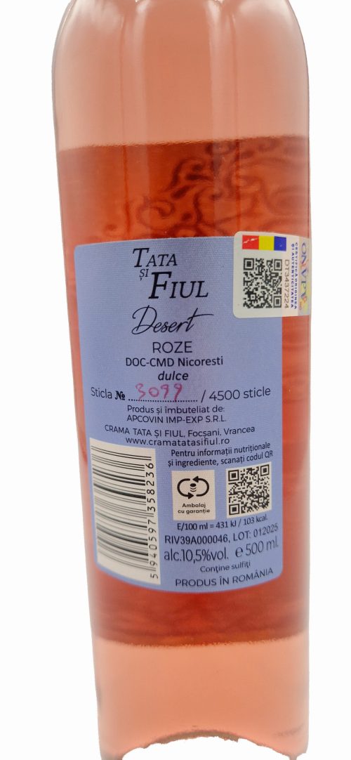 TATA ȘI FIUL DESERT - Roze dulce - imagine 3