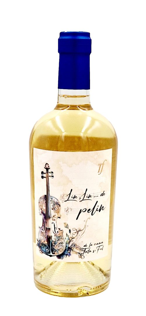 Lin , Lin ... de pelin Premium -PELIN Alb demidulce 0.75L