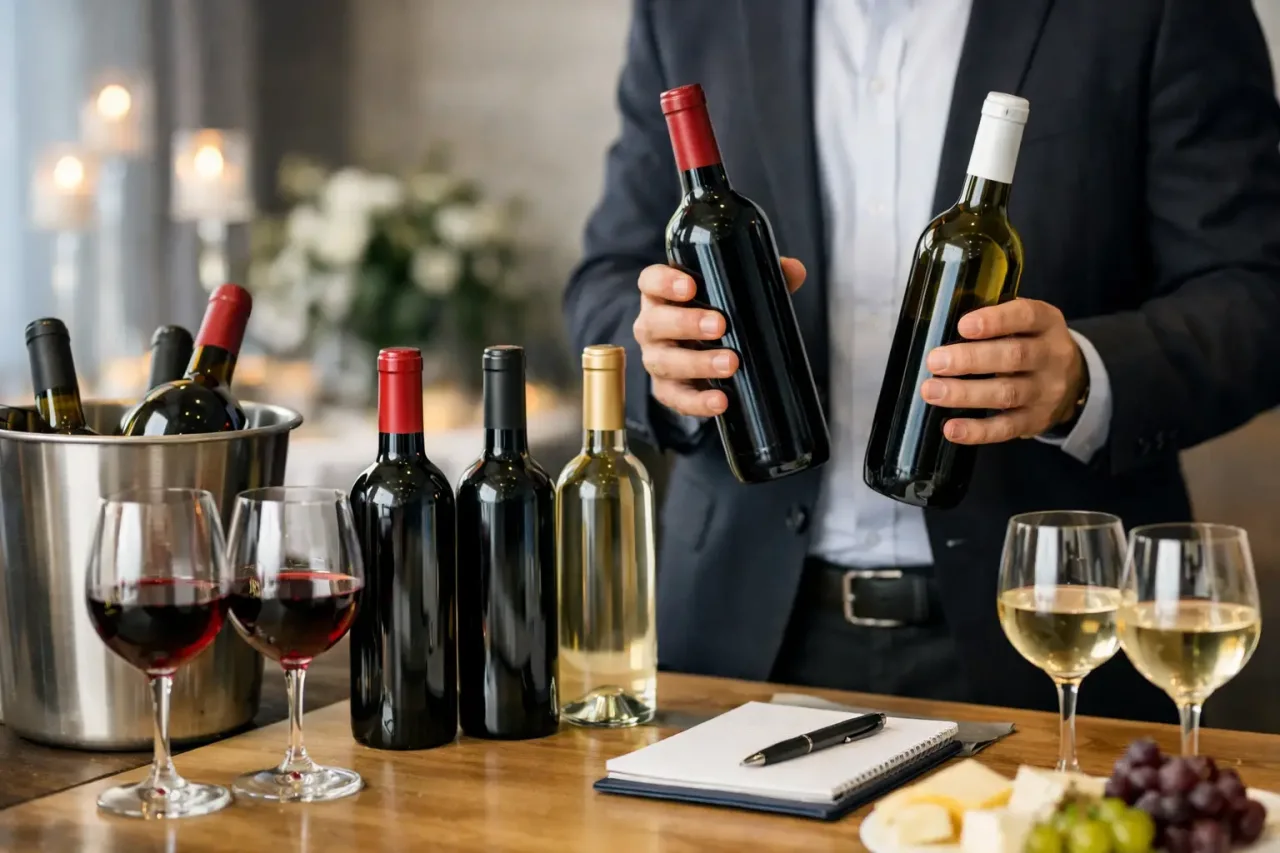 Cum alegi vin pentru evenimente