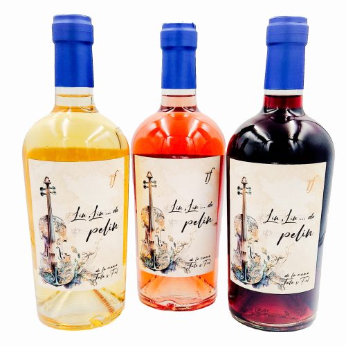 Lin , Lin ... de pelin Premium - PELIN Roze demidulce 0.75L - imagine 2