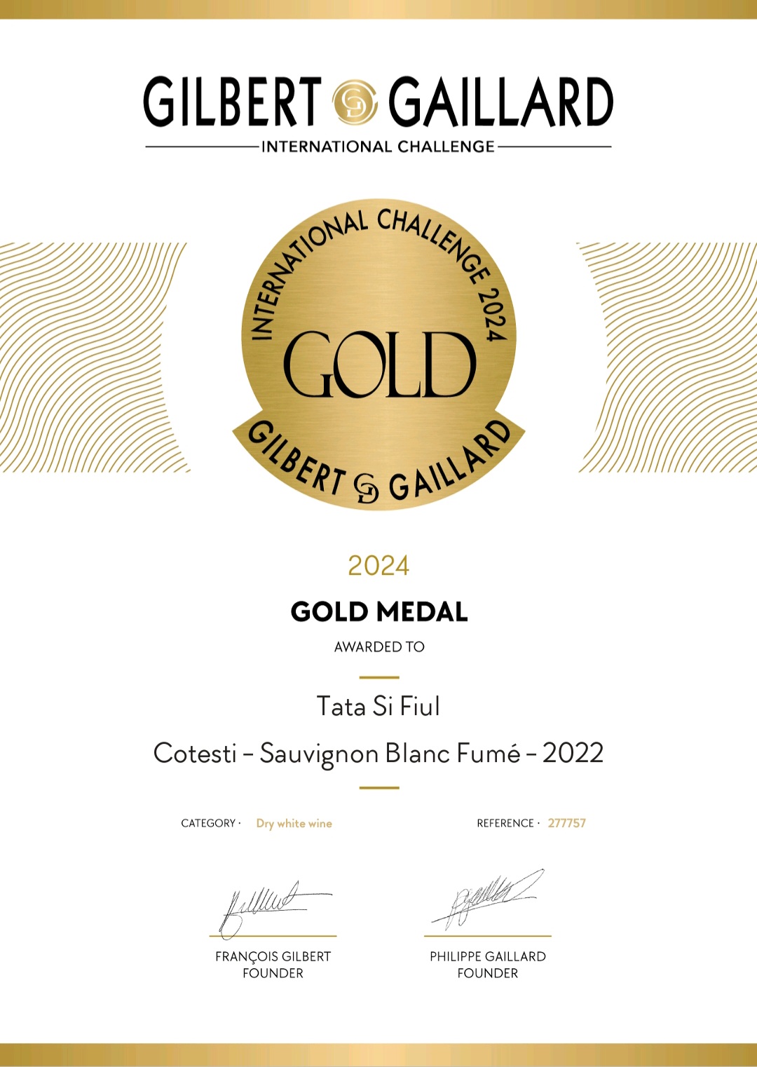 sb fume gold medal